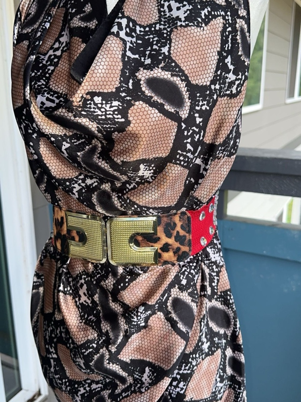 Belts red belt vintage belt - Picture 8 of 9